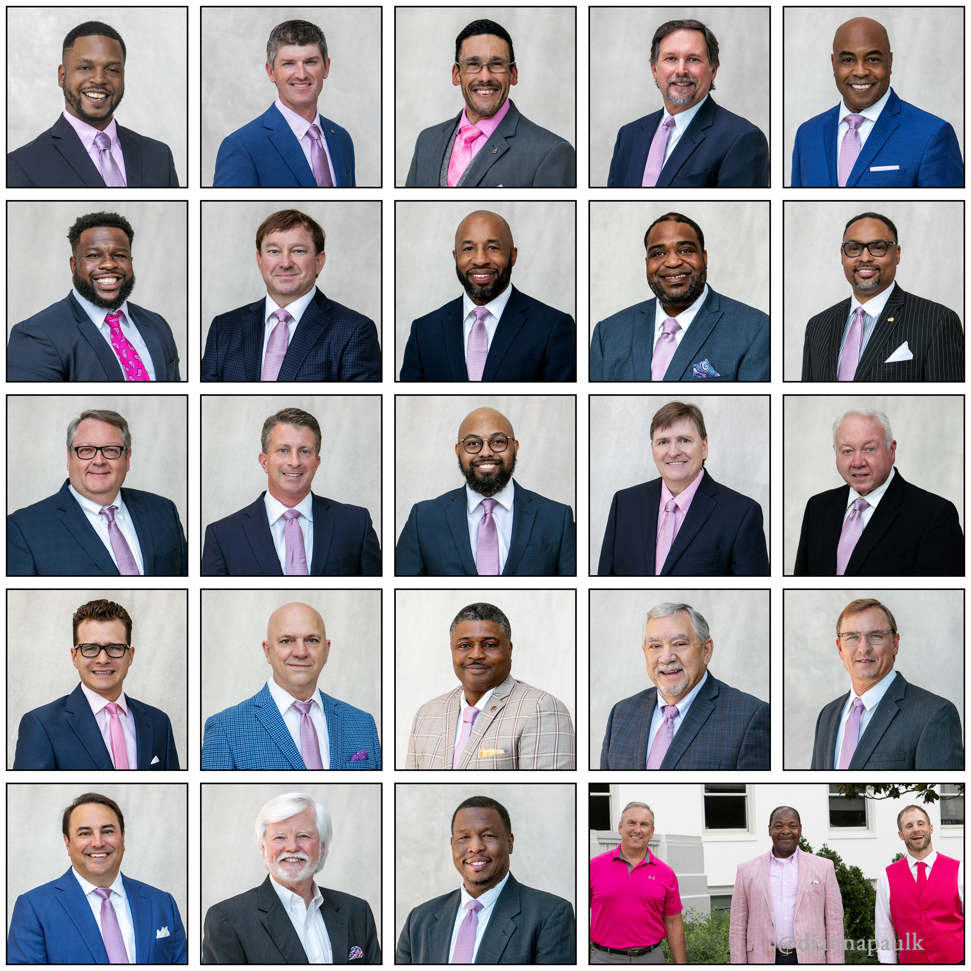 American Cancer Society's Real Men Wear Pink Campaign participants for Montgomery AL.