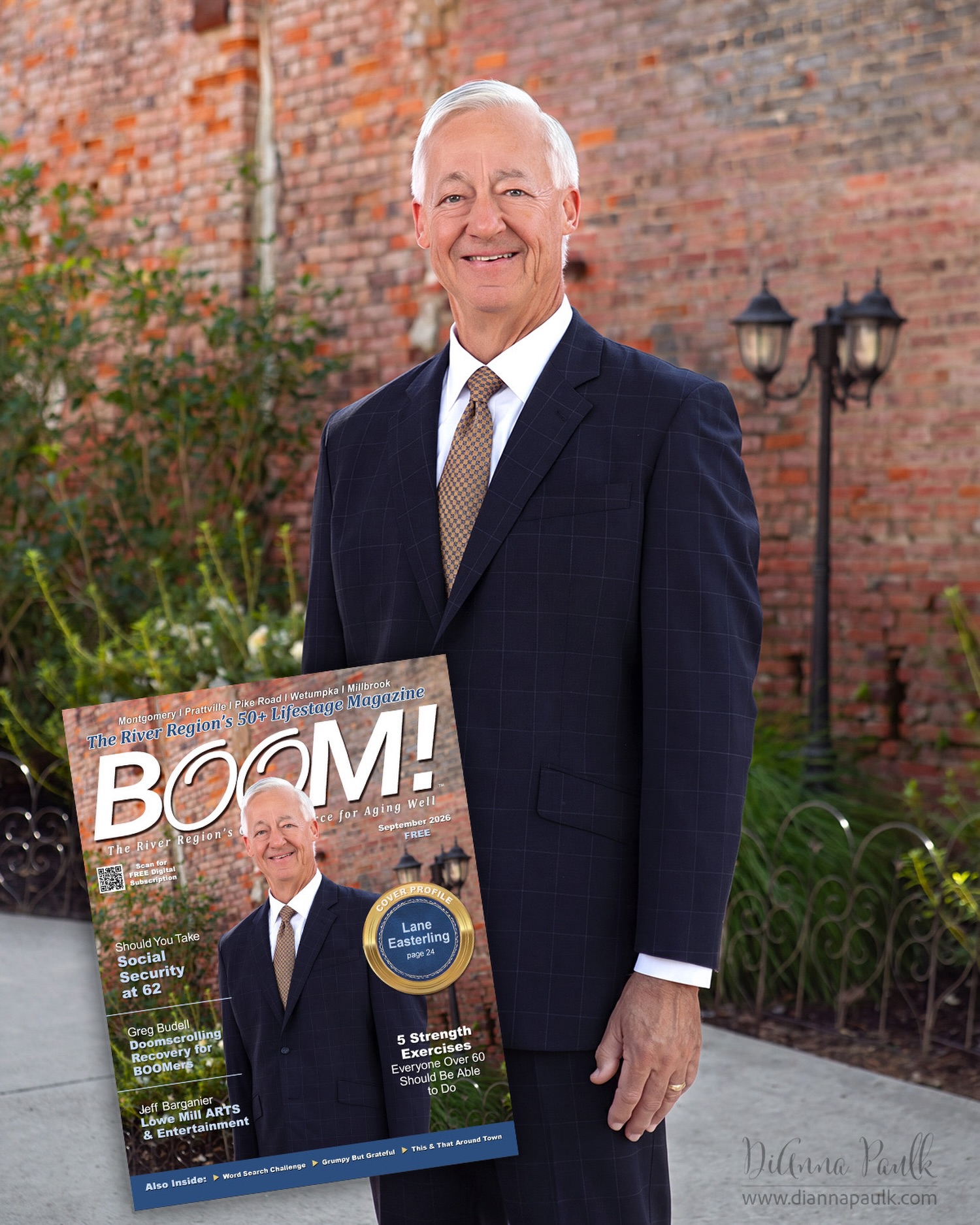 Seeing my photo on the cover of River Region BOOM! magazine never gets old.  For this month’s cover, I ventured to Prattville to meet and photograph Lane Easterling, a longtime Edward Jones financial planner. 

BOOM! Magazine is available throughout the River Region or flip through the online version here: https://issuu.com/riverregionpublications/docs/boom_september_2026

Many thanks to Katie in the Edward Jones office for being an invaluable assistant in scheduling this shoot!

#magazinephotography #magazinephotographer #editorialphotography #editorialphotographer #alabamaphotographer